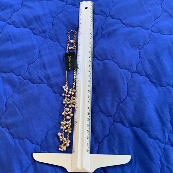 Cookie Lee pink pearl necklace - Picture 4 of 4